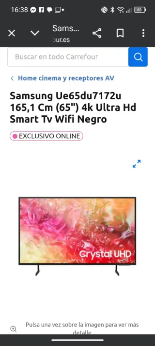 Samsung tv 65 pulgadas 2años garantía Cambio moto