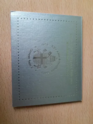 Carterita Monedas Vaticano Juan Pablo II