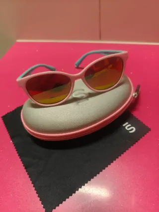 Gafas de sol infantiles rosas y azules