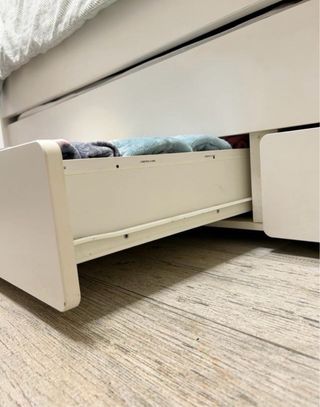 Cama nido 90cm blanca