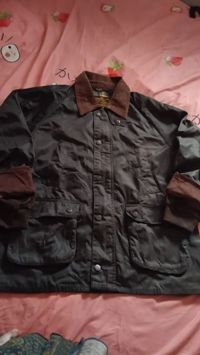 Chaqueta impermeable de hombre con forro de lana