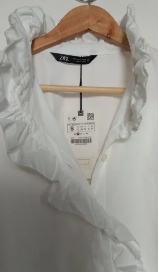 Camisa oversize. ZARA. SIN ESTRENAR. Talla S.