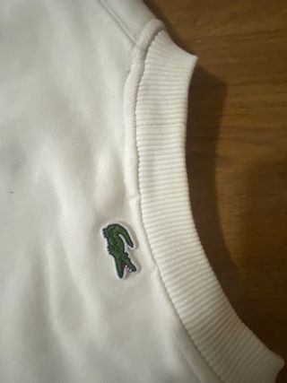 Sudadera Lacoste Original Blanca