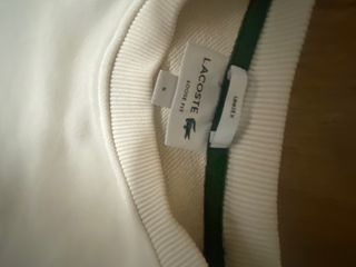 Sudadera Lacoste Original Blanca