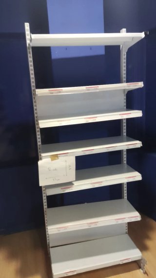 Estanterías metálicas de tienda varios modelos