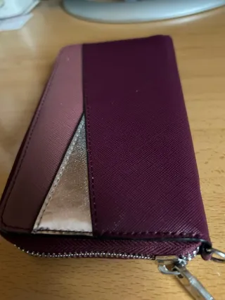 Monedero Billetera Burdeos