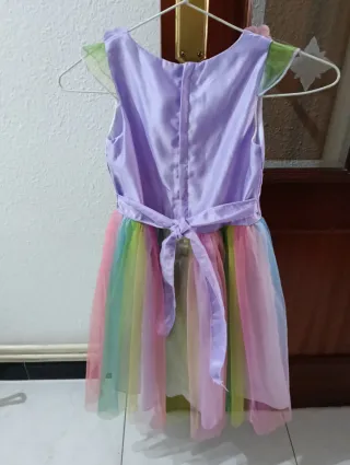 Disfraz Princesa Unicornio Arcoíris 7 a 8 años 120