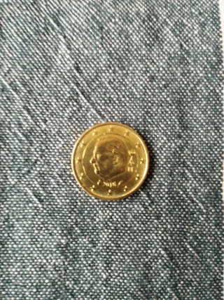 Moneda 10 centi. Belgica 2010.