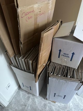 Cajas de cartón para mudanza