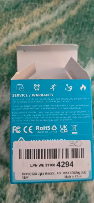 Smartwatch Azul con Cargador