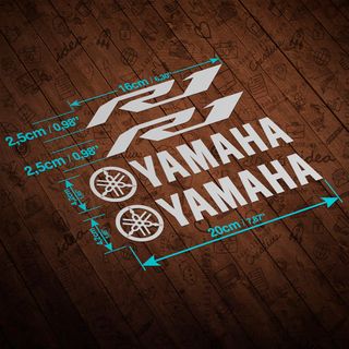 YAMAHA R1 Pegatinas Moto Vinilo [PACK12R1]