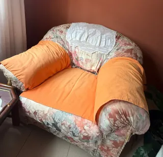 Sofá de 3 plazas estampado