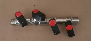 Rubinetto aria/acqua 1/4