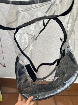 Funda transparente para carrito de bebé