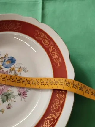 Piatto Vintage Decorato Fiori