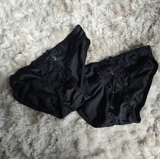 Bragas Influx Talla L/40/12 Negras Encaje. Nuevas.