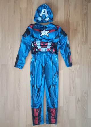 Disfraz NUEVO Capitán América MARVEL niño 6-8 años