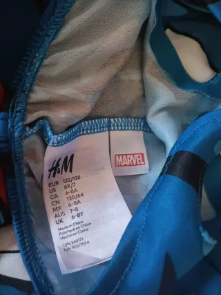 Disfraz NUEVO Capitán América MARVEL niño 6-8 años