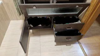 Mueble baño + grifo "Roca" + espejo