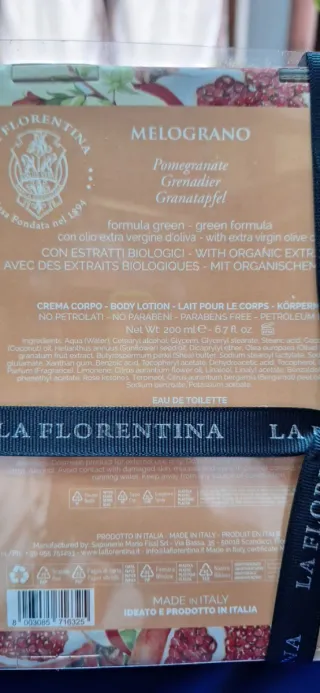 Set Profumeria La Florentina Melograno