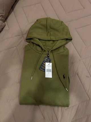 Polo Ralph Lauren Sweatshirt Verde Militar Tamanho