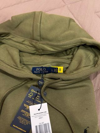 Polo Ralph Lauren Sweatshirt Verde Militar Tamanho