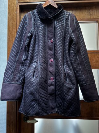 Chaqueta vintage piel reversible