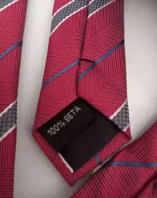 Corbata de seda vintage