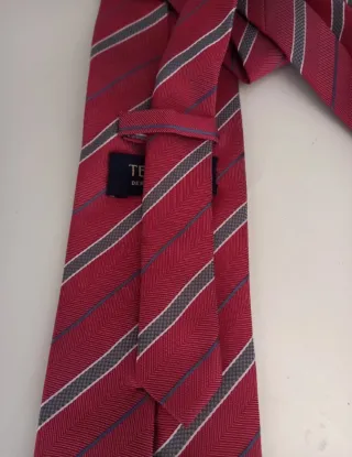 Corbata de seda vintage