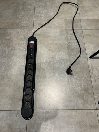 Regleta 8 enchufes con interruptor