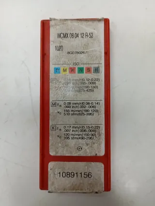 Placas de corte Sandvik WCMX 08 04 R-53