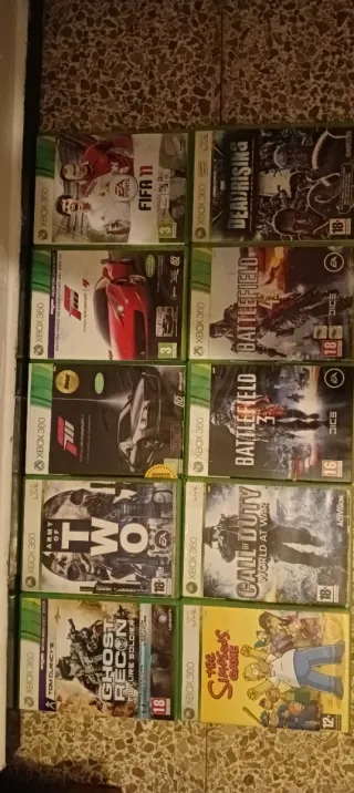 Xbox 360 Negra + 2 Mandos i Volante Xbox 360