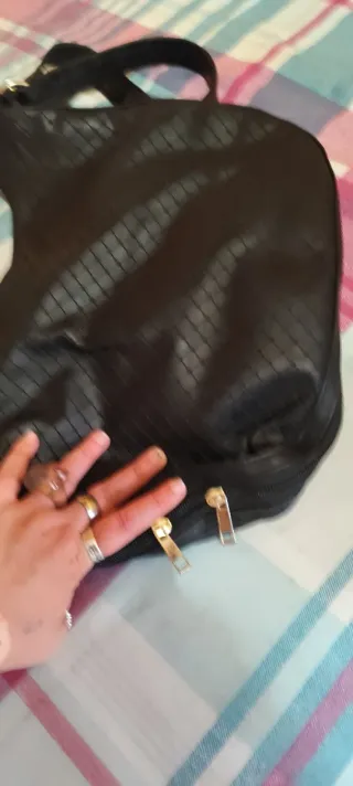 Bolso bandolera grande negro