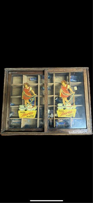 Expositor Tintes Iberia Antiguo