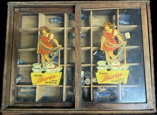 Expositor Tintes Iberia Antiguo