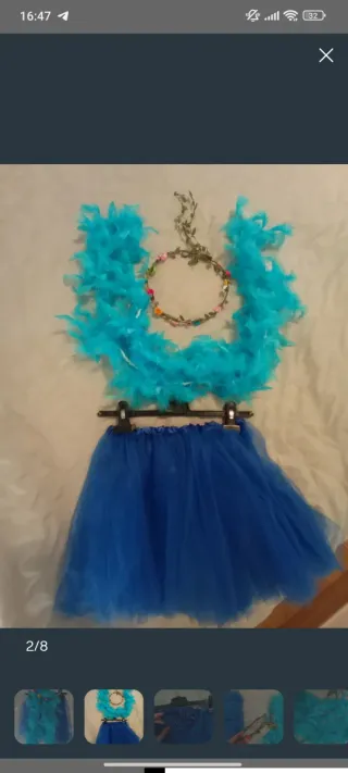 Disfraz hada carnaval, chica/niña todo 7€