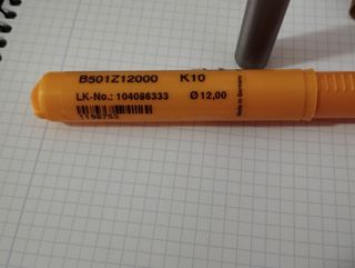 Broca Punteado Kennametal completamente nueva