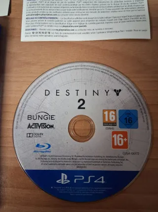 PS4 Destiny 2 Juego + DLC CÅur de Glace