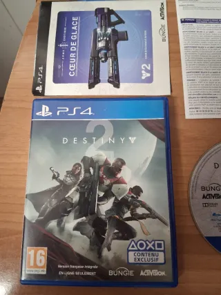 PS4 Destiny 2 Juego + DLC CÅur de Glace
