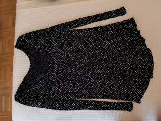 Camiseta Zara Topitos Mujer Talla M