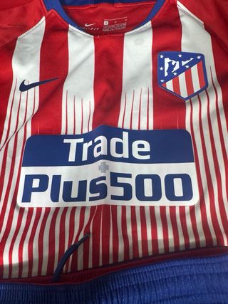 Conjunto Fútbol Niño Nike Rojo/Azul