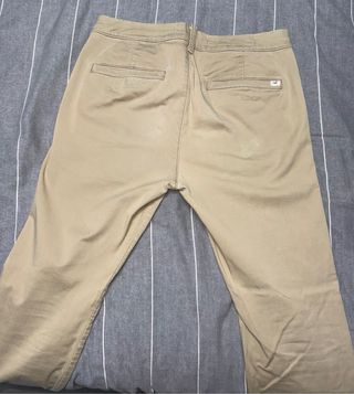 Pantalón Chino Hollister Super Skinny Beige T38