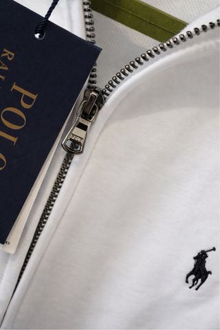 Sudadera Polo Ralph Lauren Blanca Capucha Talla L