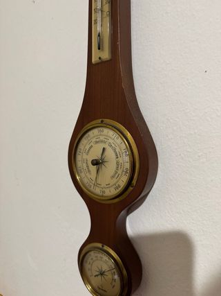 Barometro da parete in legno