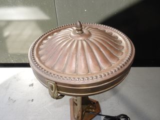 Lámpara Antigua Bronce Art Nouveau