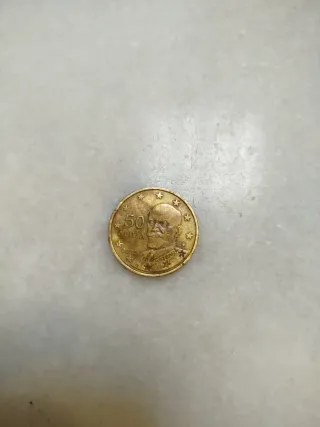 Moneda 50 Aenta 2002 ES REAL