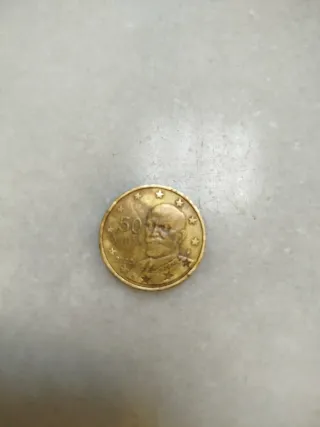 Moneda 50 Aenta 2002 ES REAL