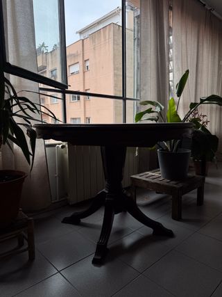 Mesa Redonda Antigua Extensible