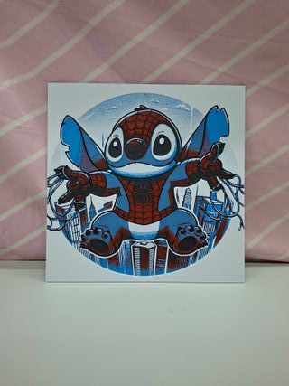 Quadro Stitch Homem-Aranha