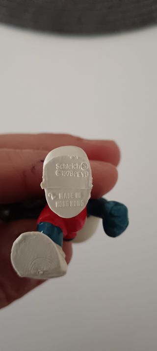 Puffo Torchbearer vintage – Schleich Hong Kong '78